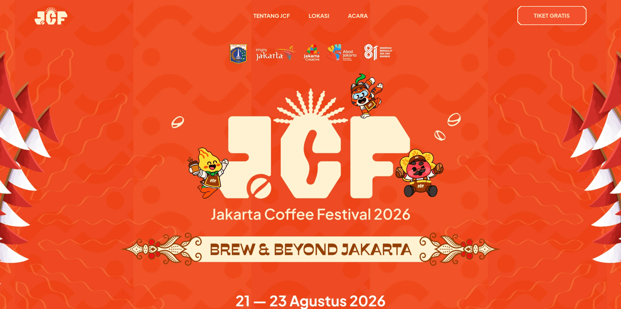 Jakarta Coffee Festival 2026 — Full Stack