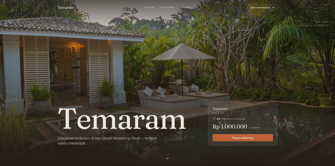 Temaram — Full Stack