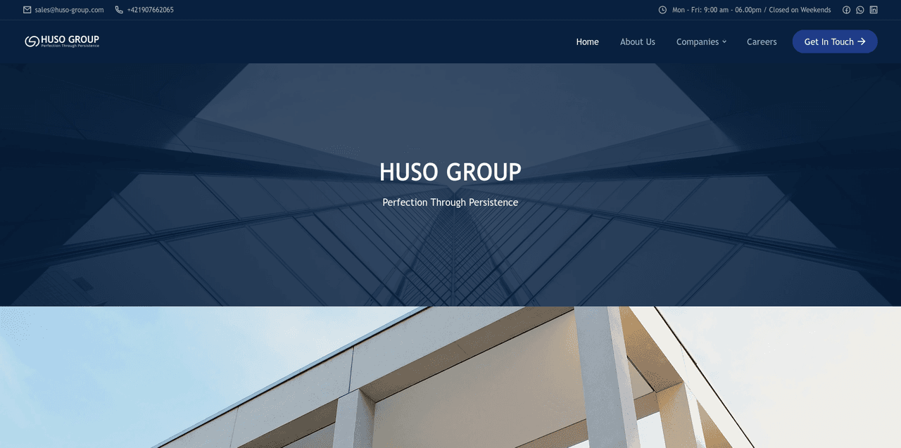 HUSO Group — Full Stack